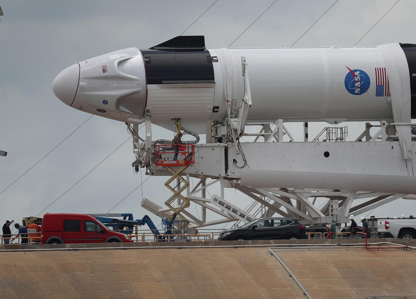 SpaceX launches historic manned mission, boosting private space race