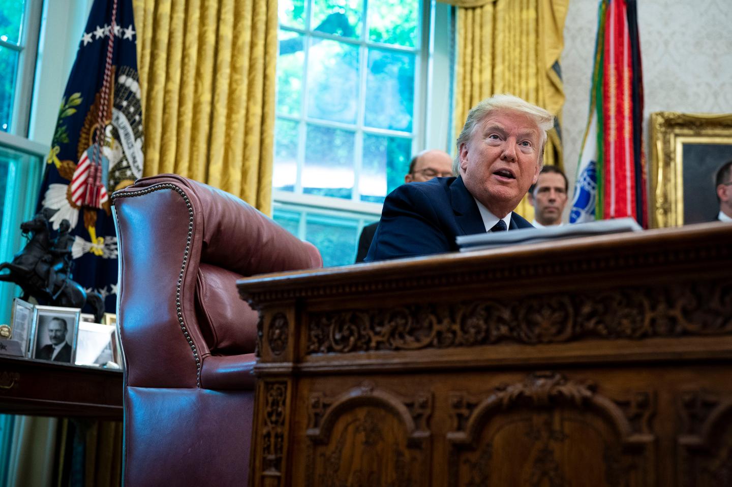 Trump plans to weigh in on China-Hong Kong tensions, sinking global stocks