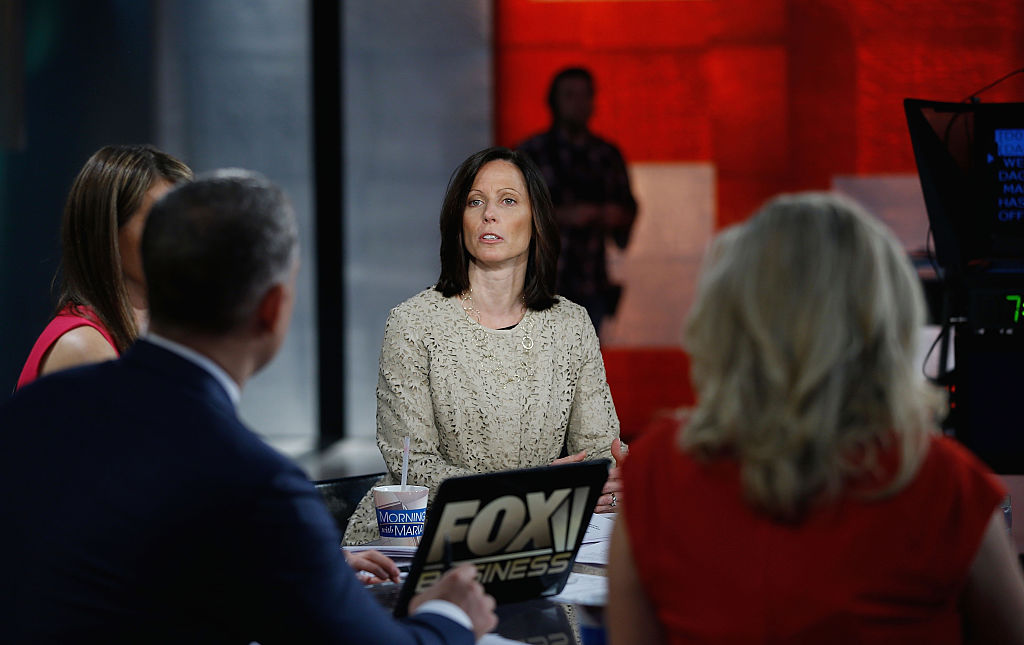 NEW YORK, NY - MAY 12:  President and Chief Operating Officer of Nasdaq, Adena Friedman Visits FOX Business Network at FOX Studios on May 12, 2016 in New York City.  (Photo by John Lamparski/Getty Images)
