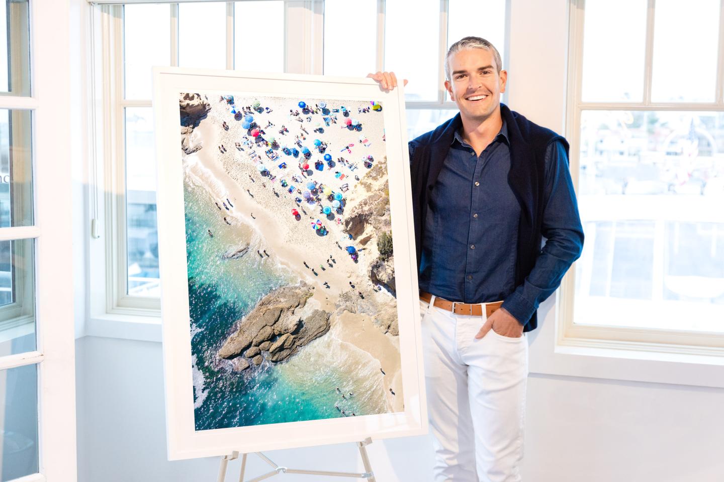 At home with travel photographer Gray Malin while releasing a new book from quarantine