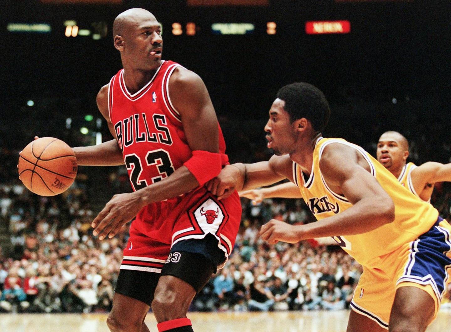 Michael Jordan and Kobe Bryant