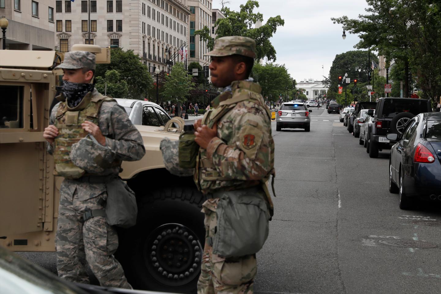 White House softens on sending troops to states