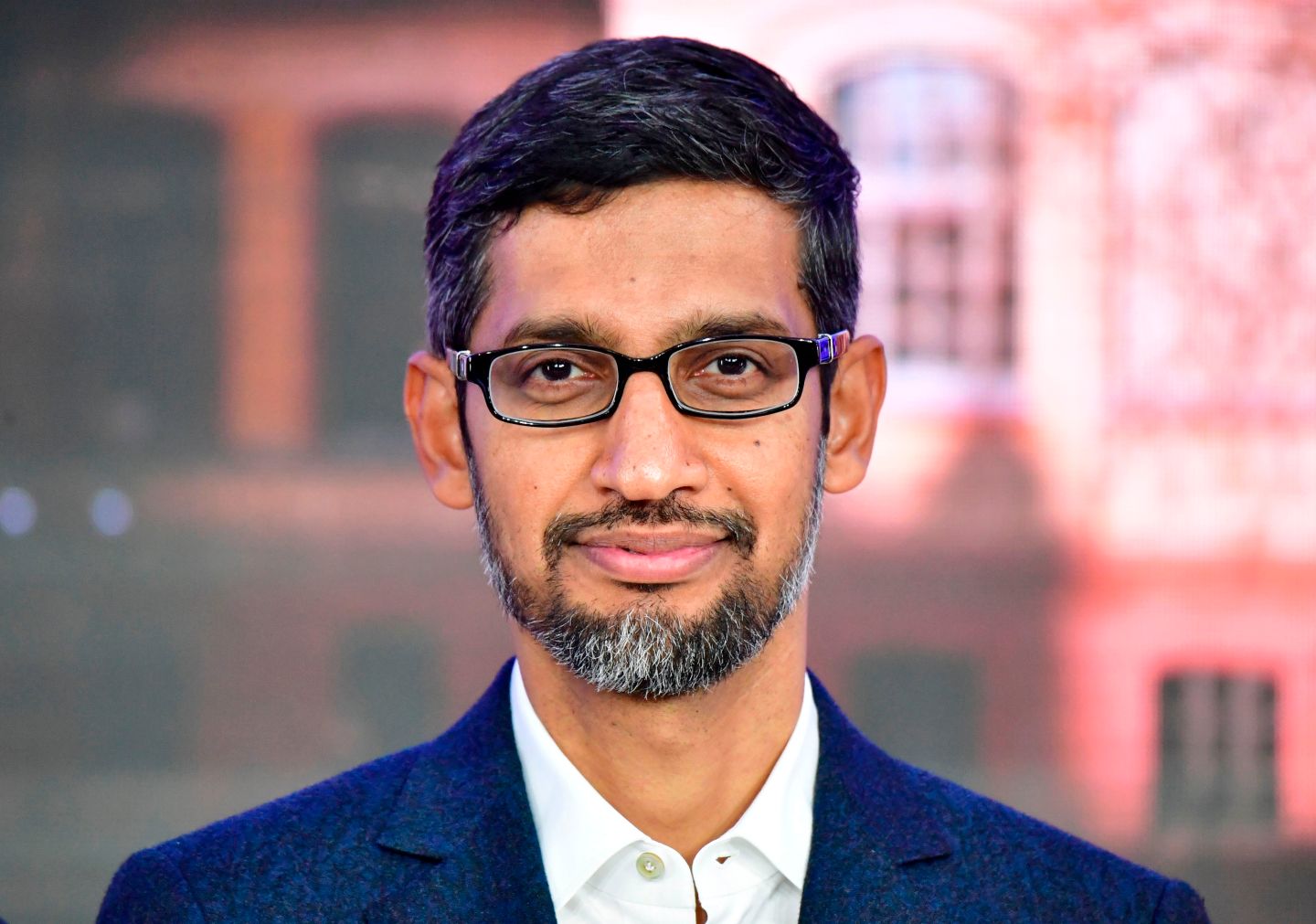 Google CEO Sundar Pichai poses in Berlin on January 22, 2019.
