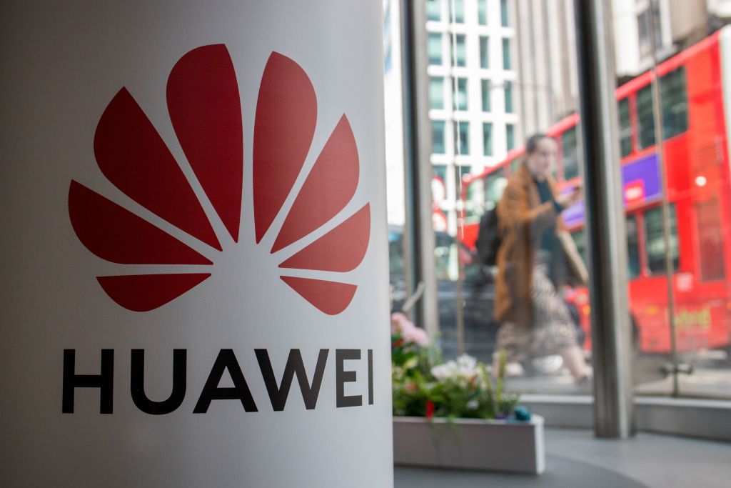 Huawei has been operating in the U.K. for twenty years. However, scrutiny of the company's security risks is increasing. (Photo credit should read TOLGA AKMEN/AFP via Getty Images)