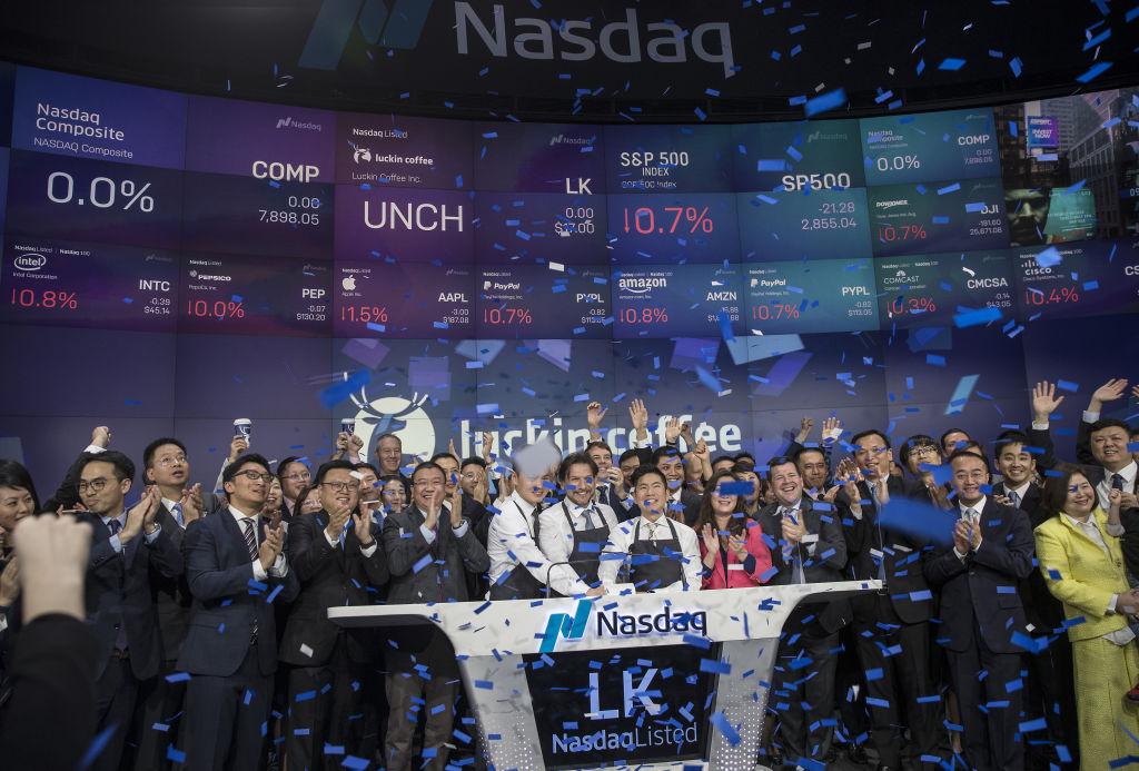 Luckin Coffee Debuts Initial Public Offering At Nasdaq MarketSite