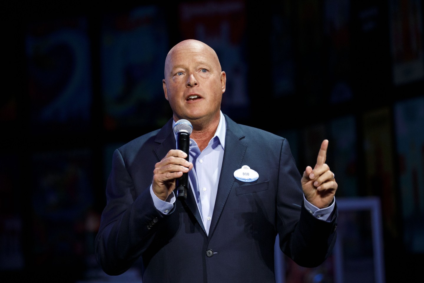 Discney CEO Bob Chapek at the D23 Expo 2019 in Anaheim, California, U.S., on Thursday, Aug. 22, 2019.