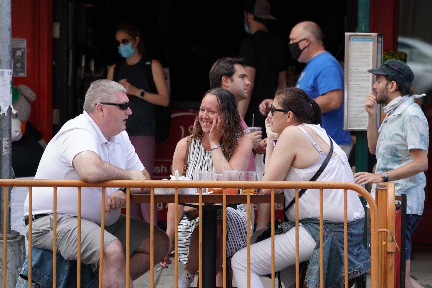 New York City is ready to enter its outdoor dining phase of reopening on Monday