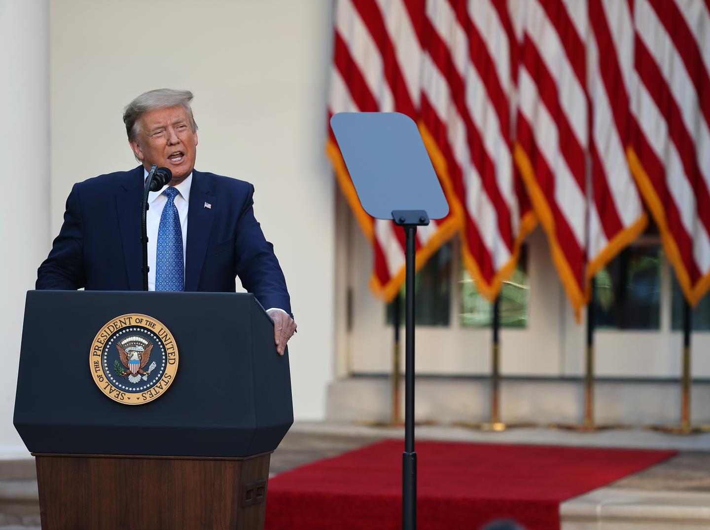 Trump threatens to deploy military unless states halt violent protests