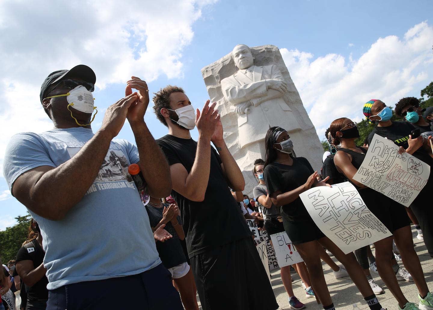Will the protests be super-spreader events for the coronavirus? Experts say it’s too soon to tell