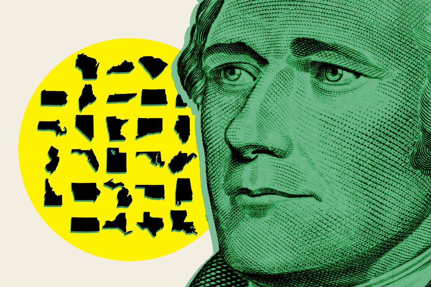 This is not the first time the US has confronted a common, disparately borne struggle. In 1790, Alexander Hamilton spurred the federal government to take over the debt accumulated by states in the fight for independence.