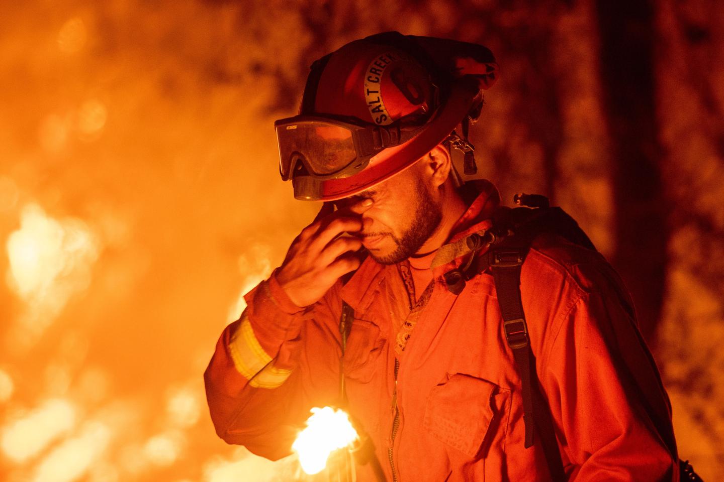 California is facing a wildfire fighter shortage because prisoners are getting sick with COVID