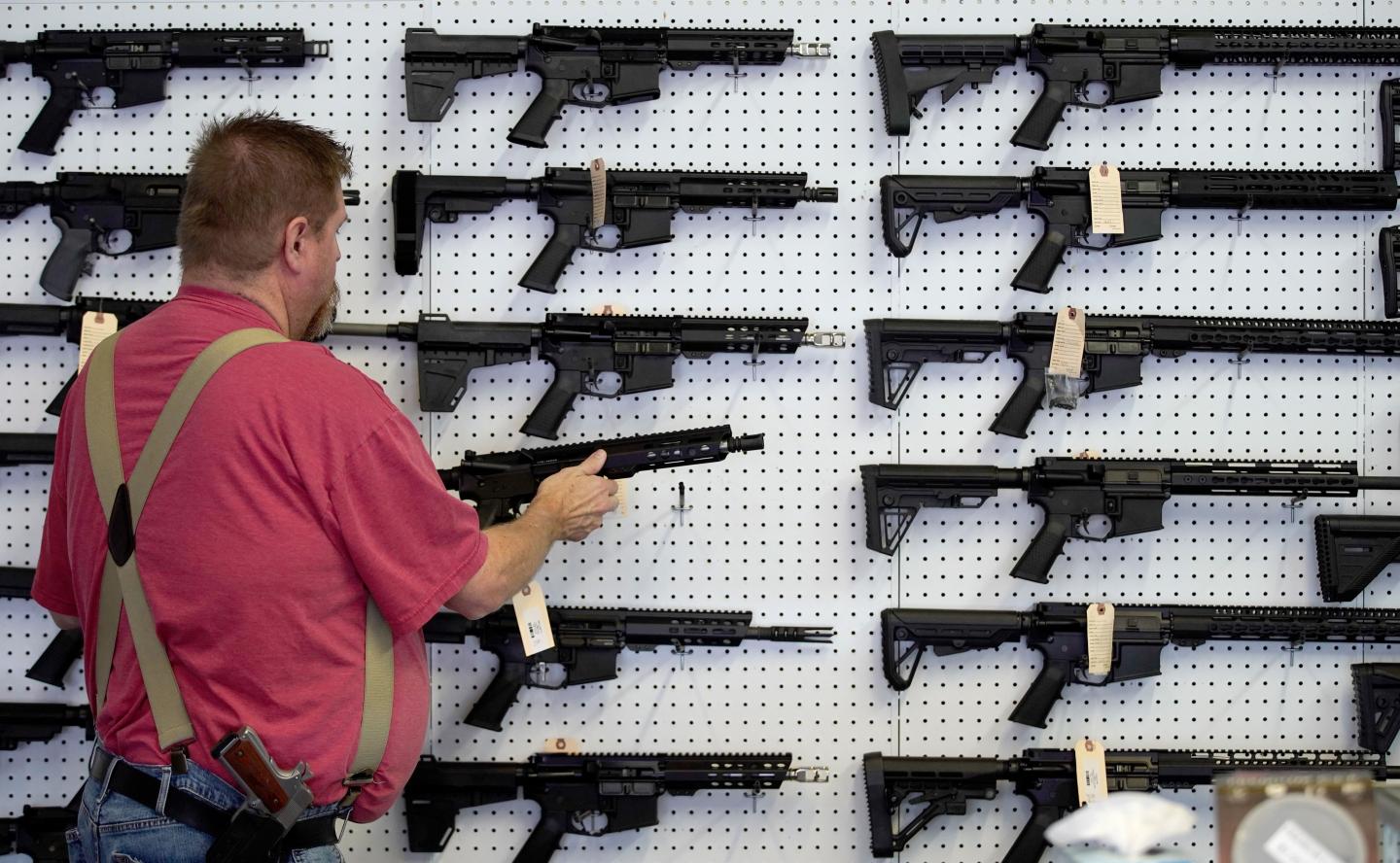Gun sales are off the charts