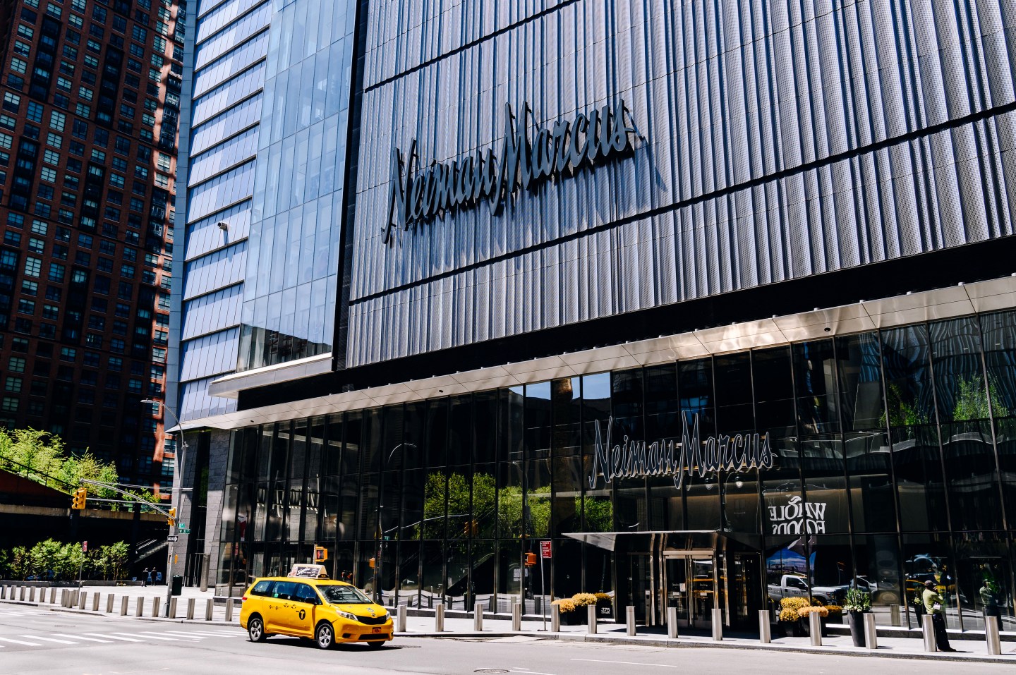 A Neiman Marcus Group Inc. store stands in Hudson Yards in New York, U.S., on Tuesday, May 5, 2020. Many retailers are losing their grip with much of the economy shuttered by coronavirus lockdowns. And even as some states move to reopen, many Americans are hesitant to go back into brick-and-mortar establishments. Photographer: Nina Westervelt/Bloomberg via Getty Images