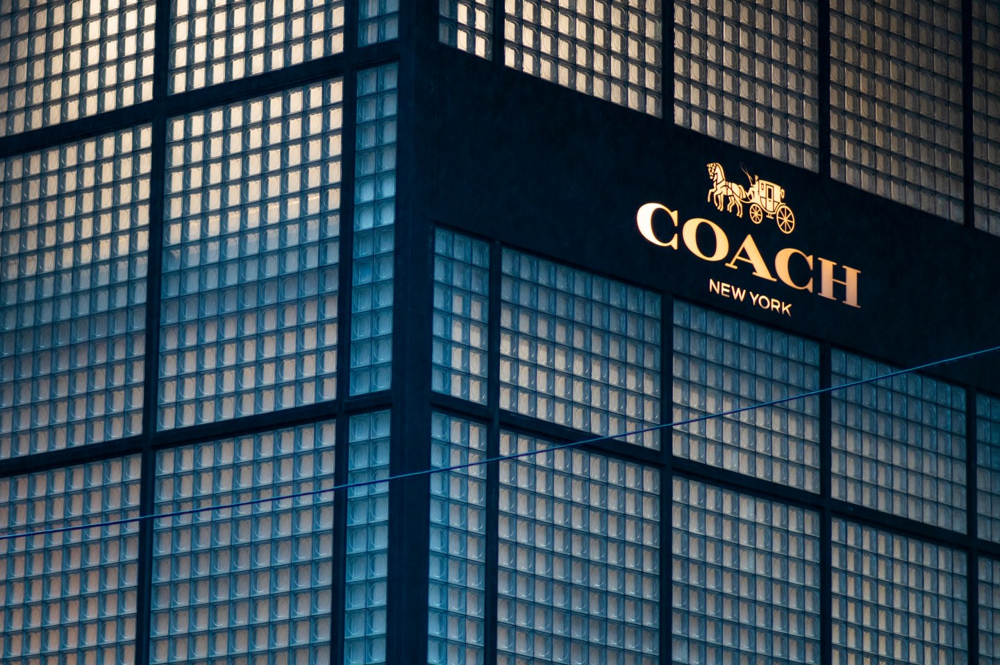 NEW YORK, NY - APRIL 30: A Coach store is seen on April 30, 2020 in New York City. Coach's parent company Tapestry reported that sales were down nearly 20 percent because of store closures due to the coronavirus (COVID-19) pandemic worldwide. (Photo by Eduardo MunozAlvarez / VIEWpress via Getty Images)