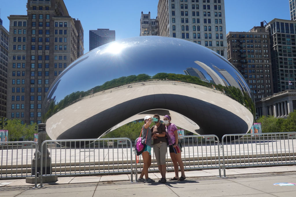 Chicago's Millennium Park Reopens At Limited Capacity