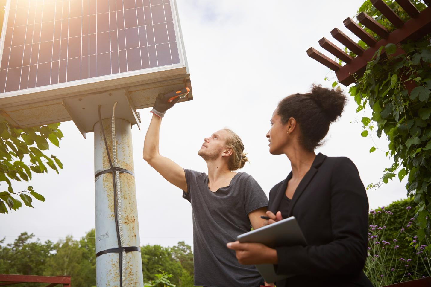 Moving away from fossil fuels toward green energy could create millions of new jobs. Getty Images