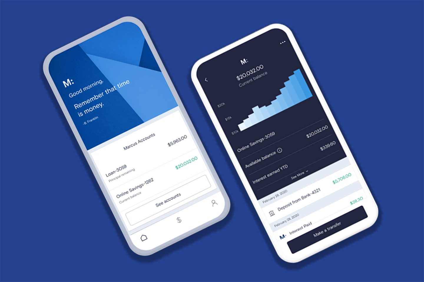 Marcus App-Goldman Sachs-Interface