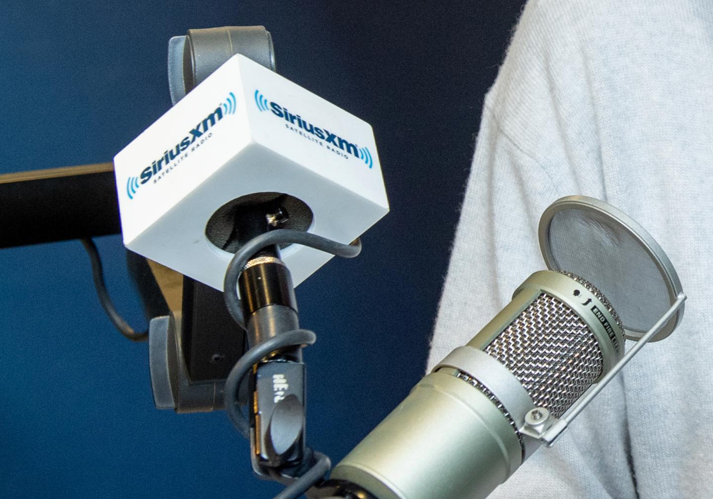 SiriusXM Radio Podcasts Microphone