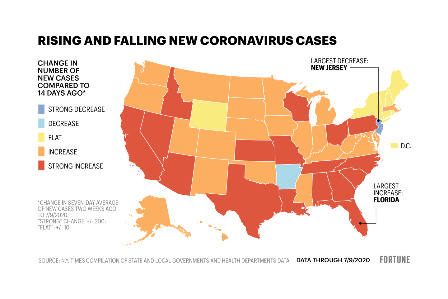 Map shows number of covid-19 cases