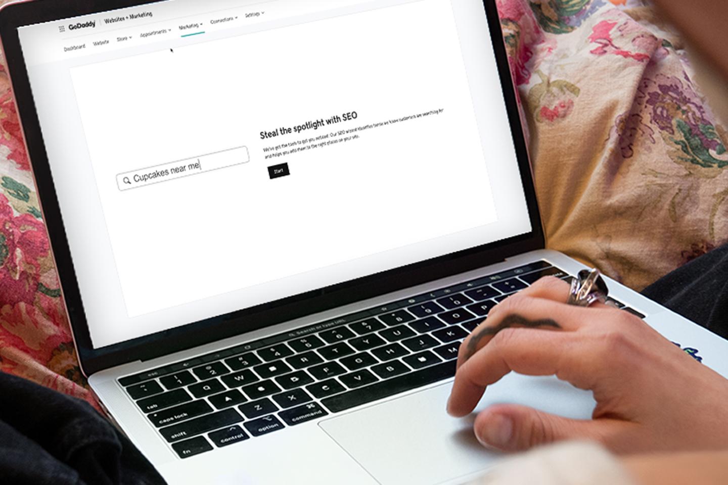 GoDaddy's website marketing SEO tool.