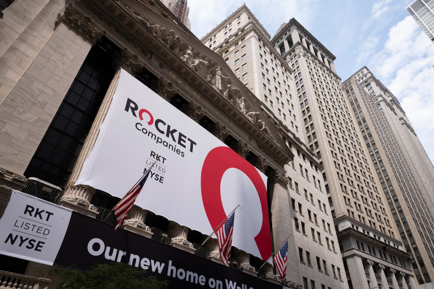 Quicken Loans company Rocket IPO at the NYSE