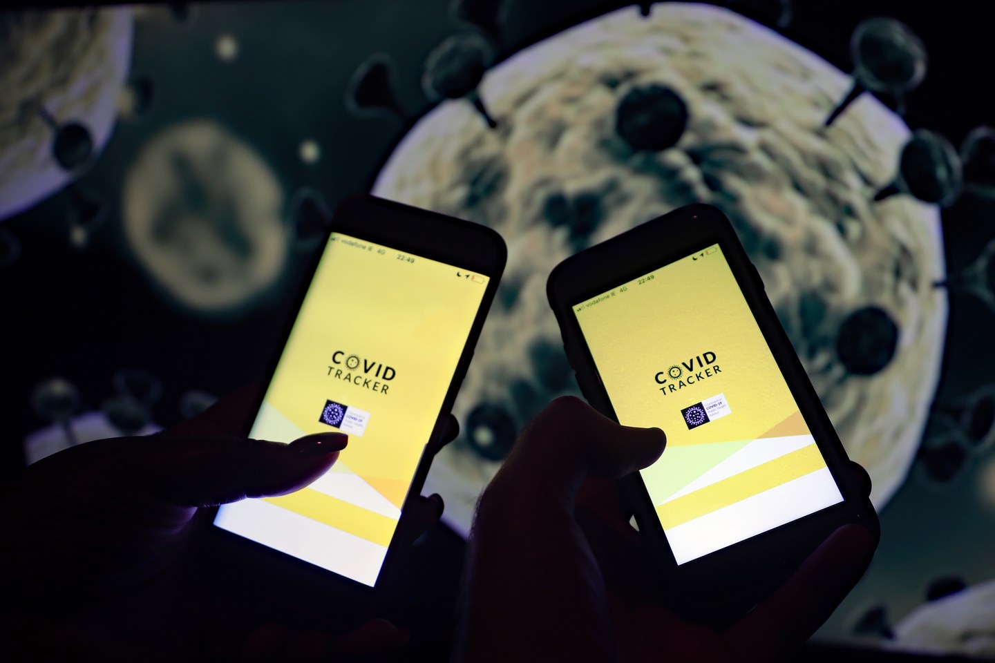 ireland contact tracing apps on phones