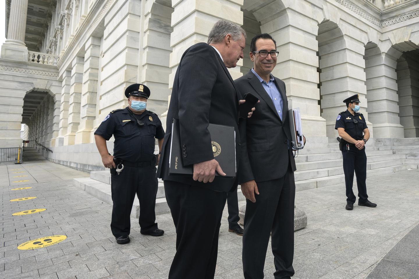 Will Washington reach a deal on a new stimulus spending package? The markets are pricing it in
