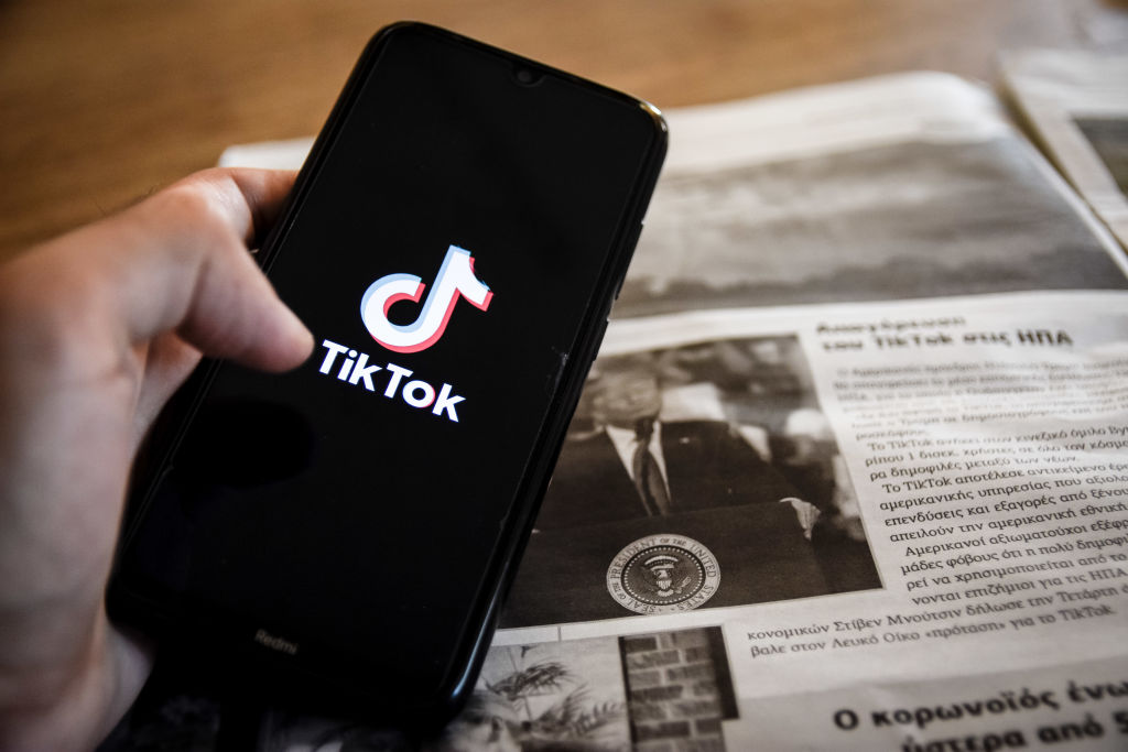 Illustration Of TikTok Logo