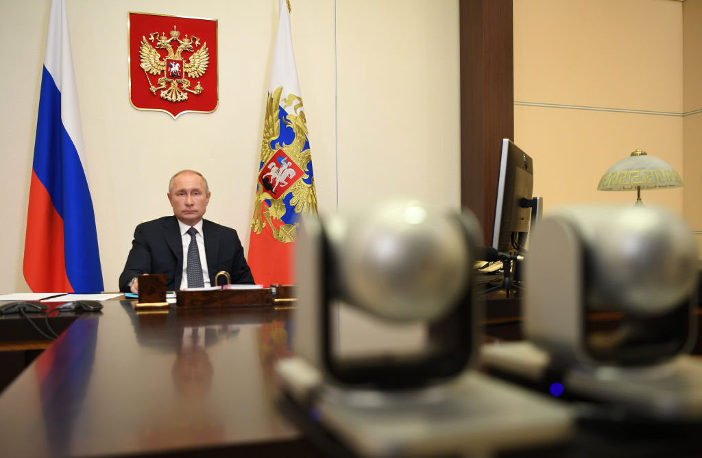 Russian President Putin holds meeting with Government members