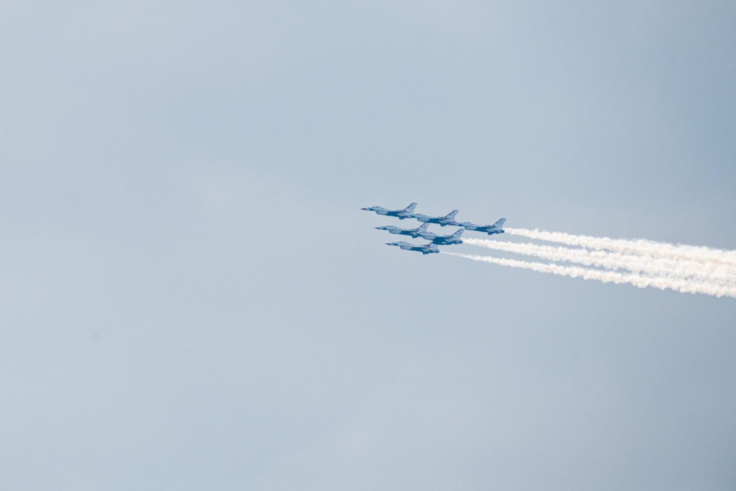 f-16 flyover