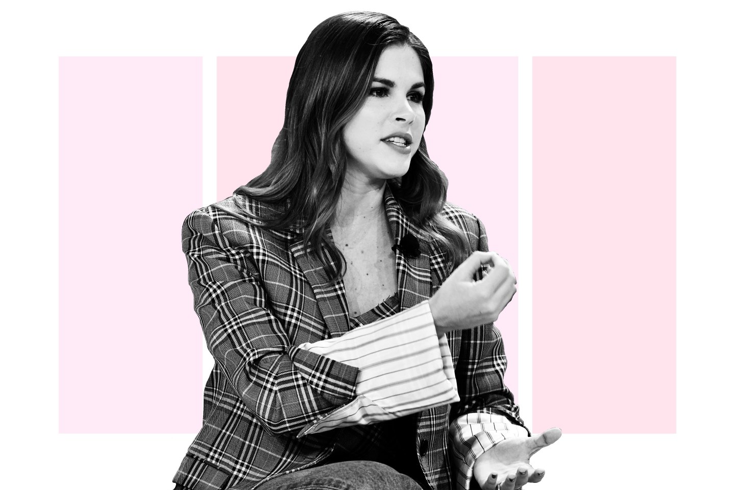 Emily Weiss, founder and CEO of Glossier, speaks at Coins2Day's MPW Next Gen conference on Dec. 11, 2018, in Laguna Niguel, Calif.