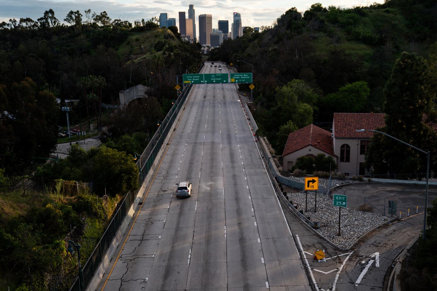 Los Angeles Interstate 110 Traffic-Commentary
