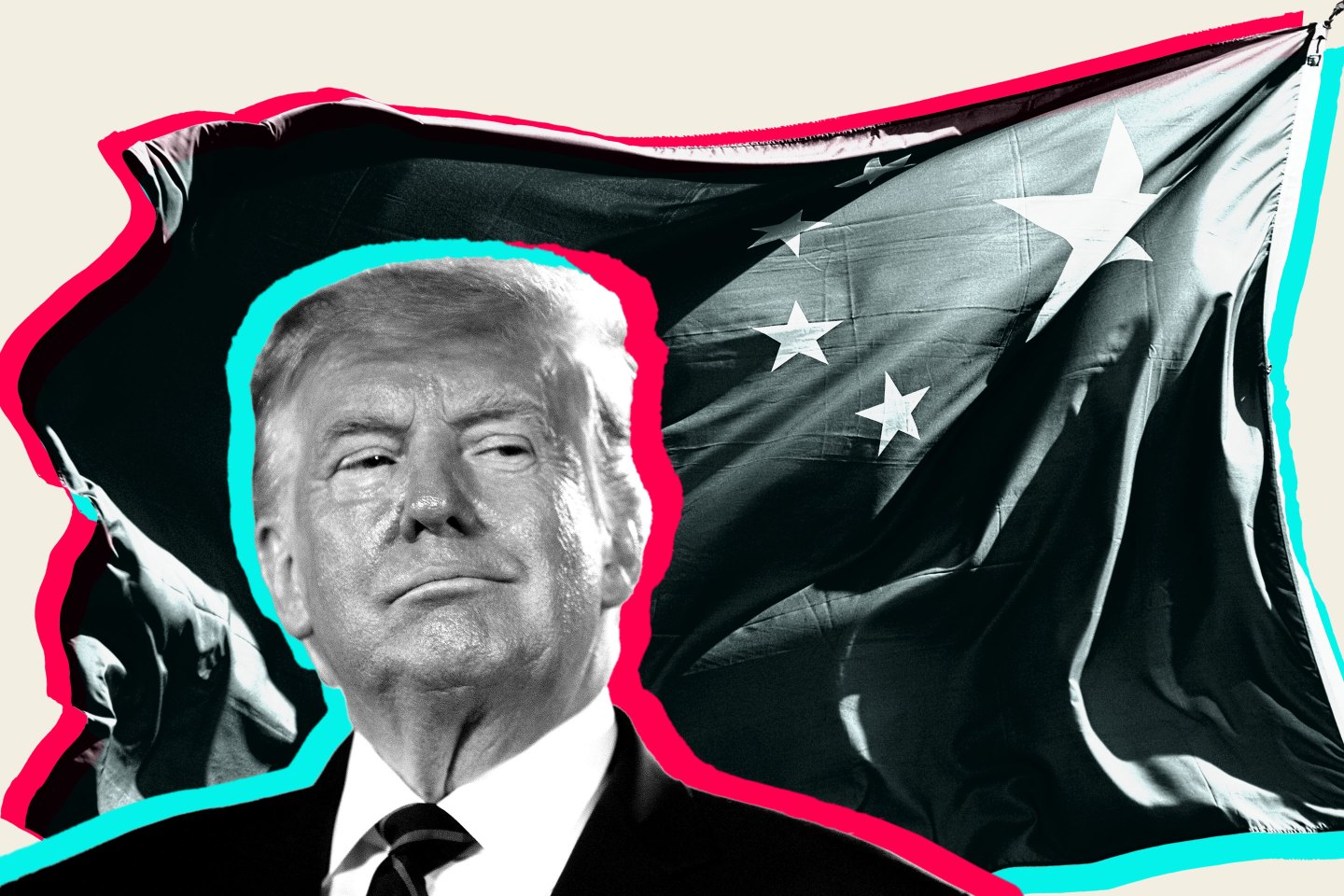 Trump TikTok ban illustration