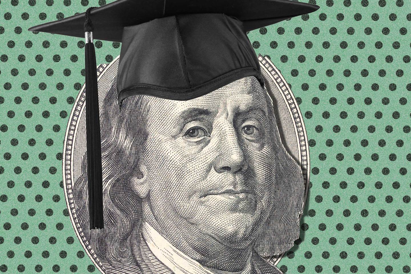 illustration of benjamin franklin/financial literacy