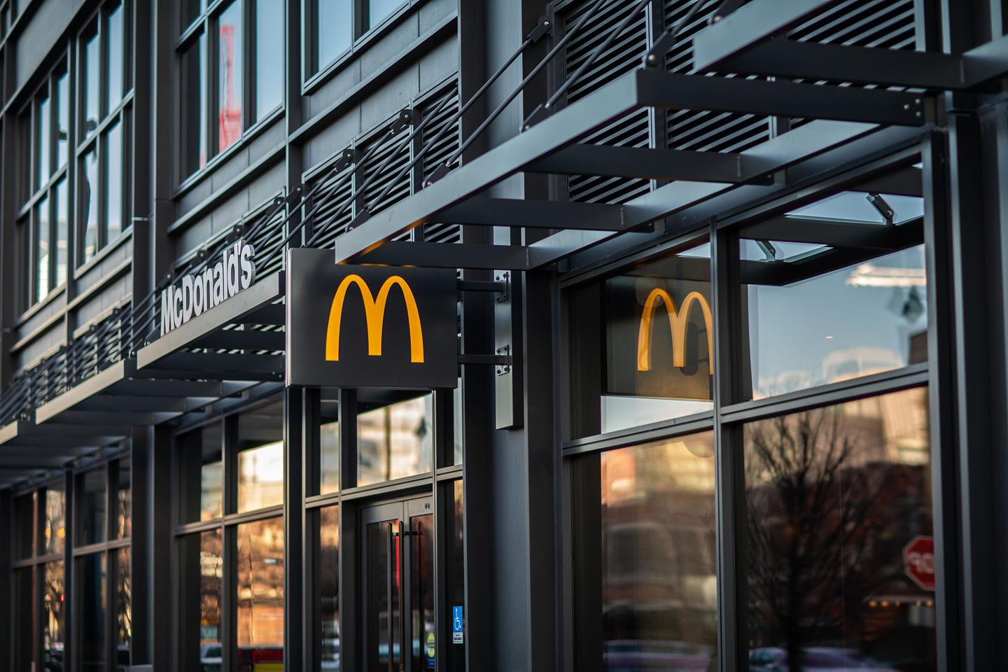 McDonald's global headquarters in Chicago. The company is being sued by a group of former Black franchisees alleging discrimination.