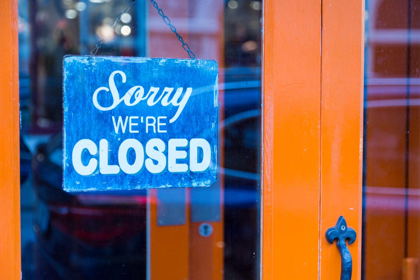 Nearly 100,000 establishments that temporarily shut down due to the pandemic are now out of business