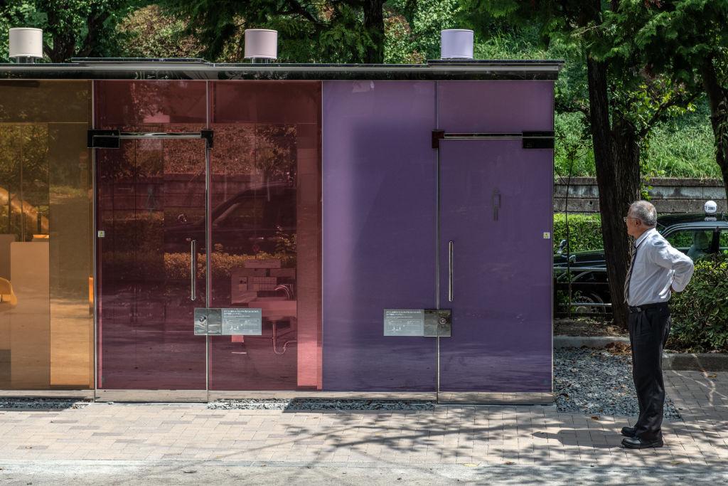Loo with a view: Would you dare to use Tokyo’s transparent public toilets?