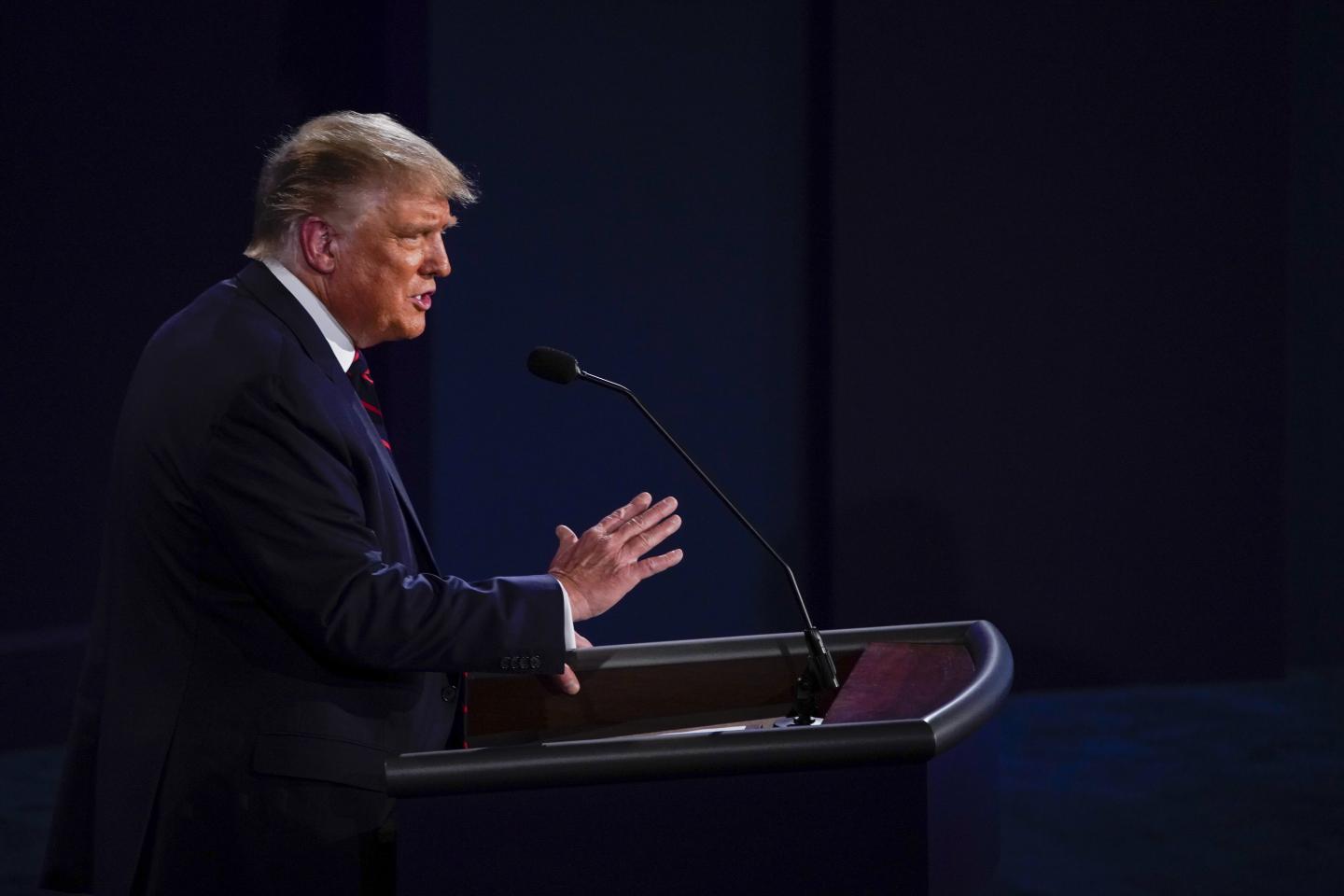 President Trump refuses to urge supporters to “remain calm” while ballots are counted after election day