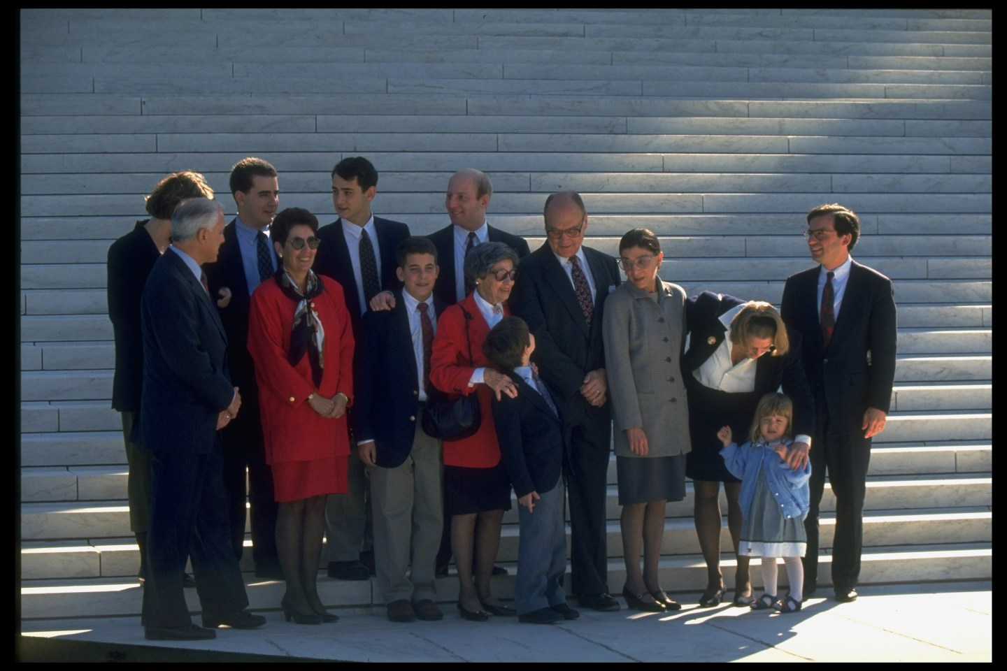 ruth bader ginsburg with her family