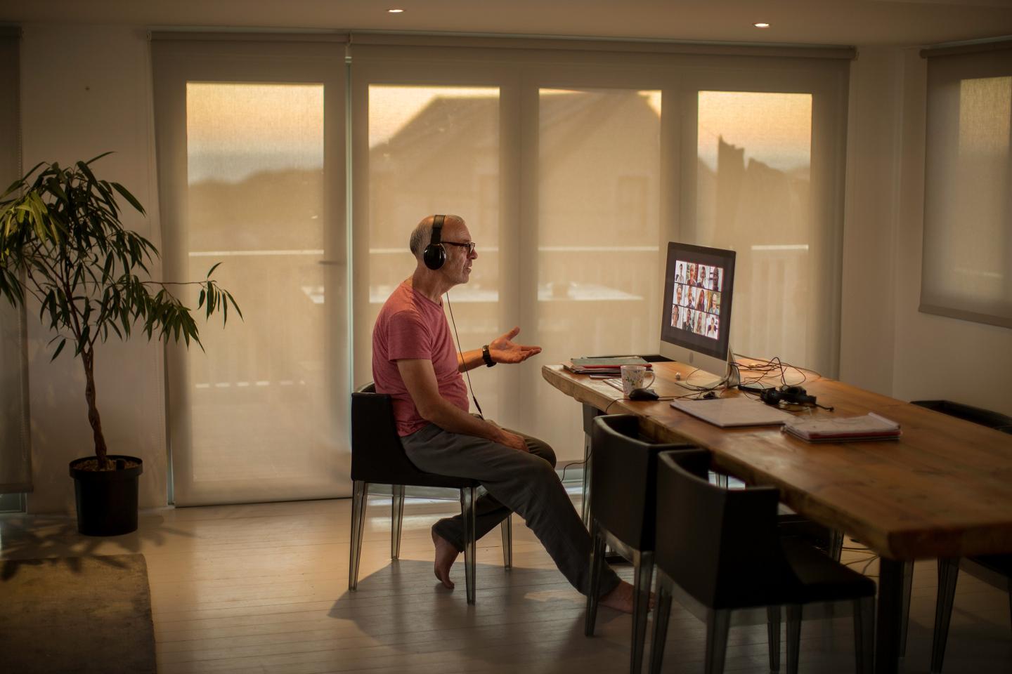 Work from home-manager meeting
