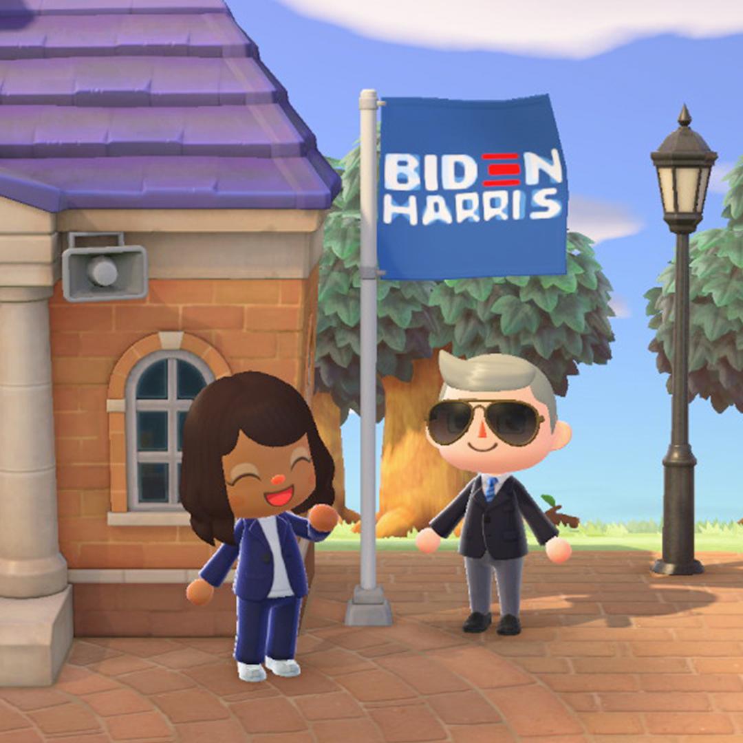 Official Biden-Harris campaign yard signs available for download in Nintendo’s ‘Animal Crossing’