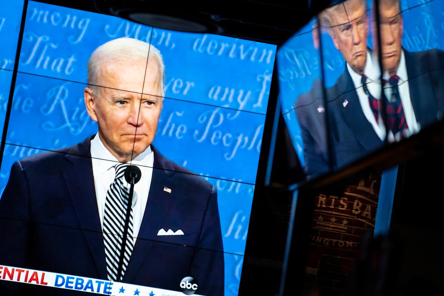 Biden Trump Stocks-Debate