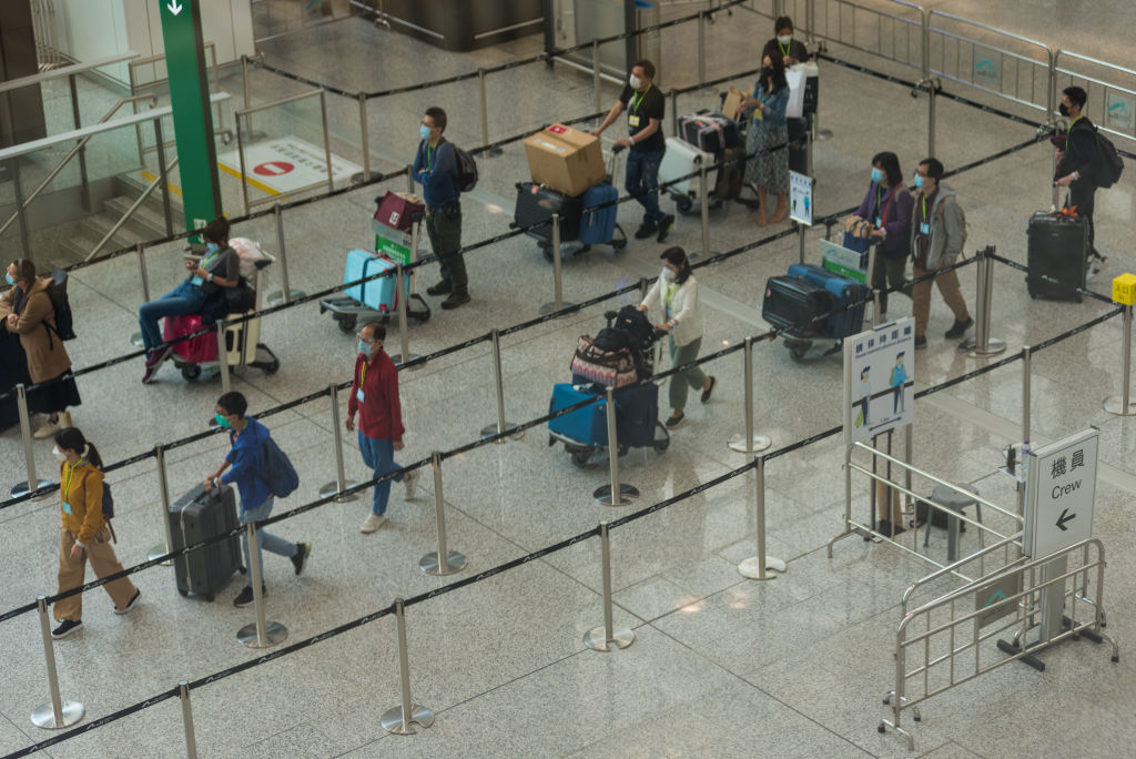 Hong Kong Airport Survives In Minimalist Mode