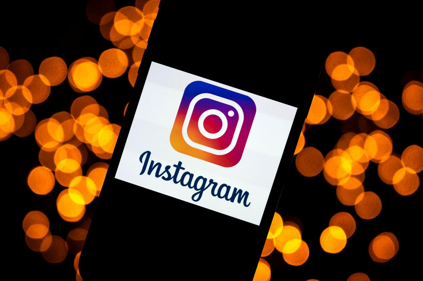 This picture taken on September 28, 2020 shows the logo of the social network Instagram on a smartphone, in Toulouse, southwestern France.
