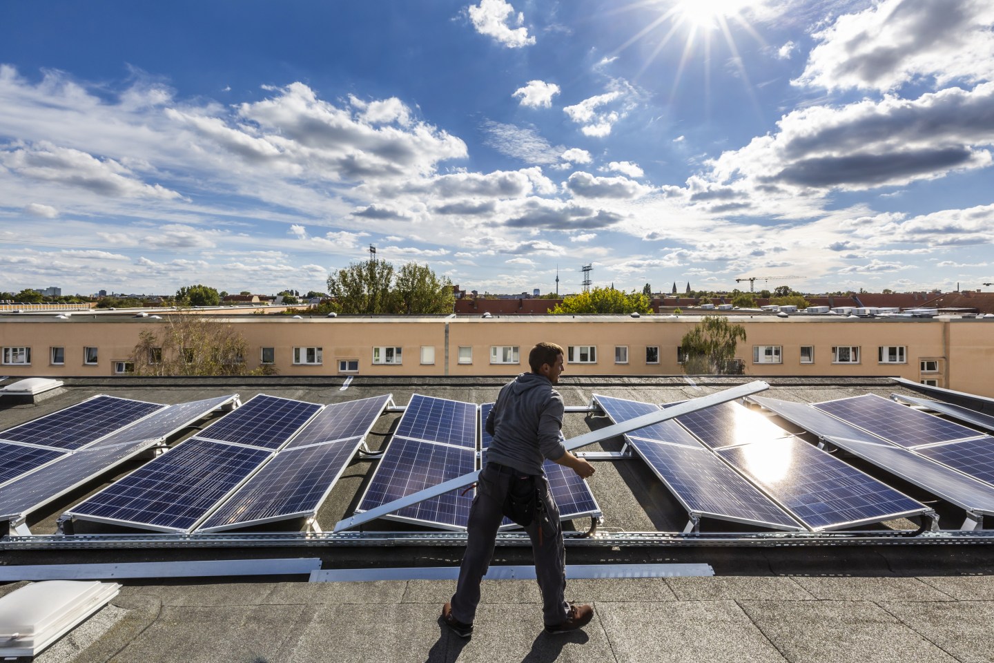 Solar power is “the new king of electricity”