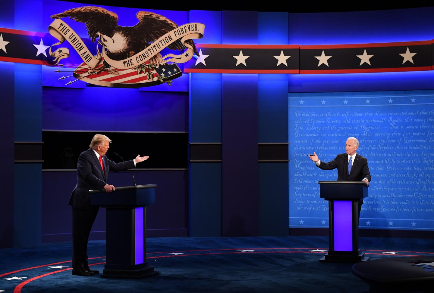 Debate night was a tamer affair, as are stock markets today