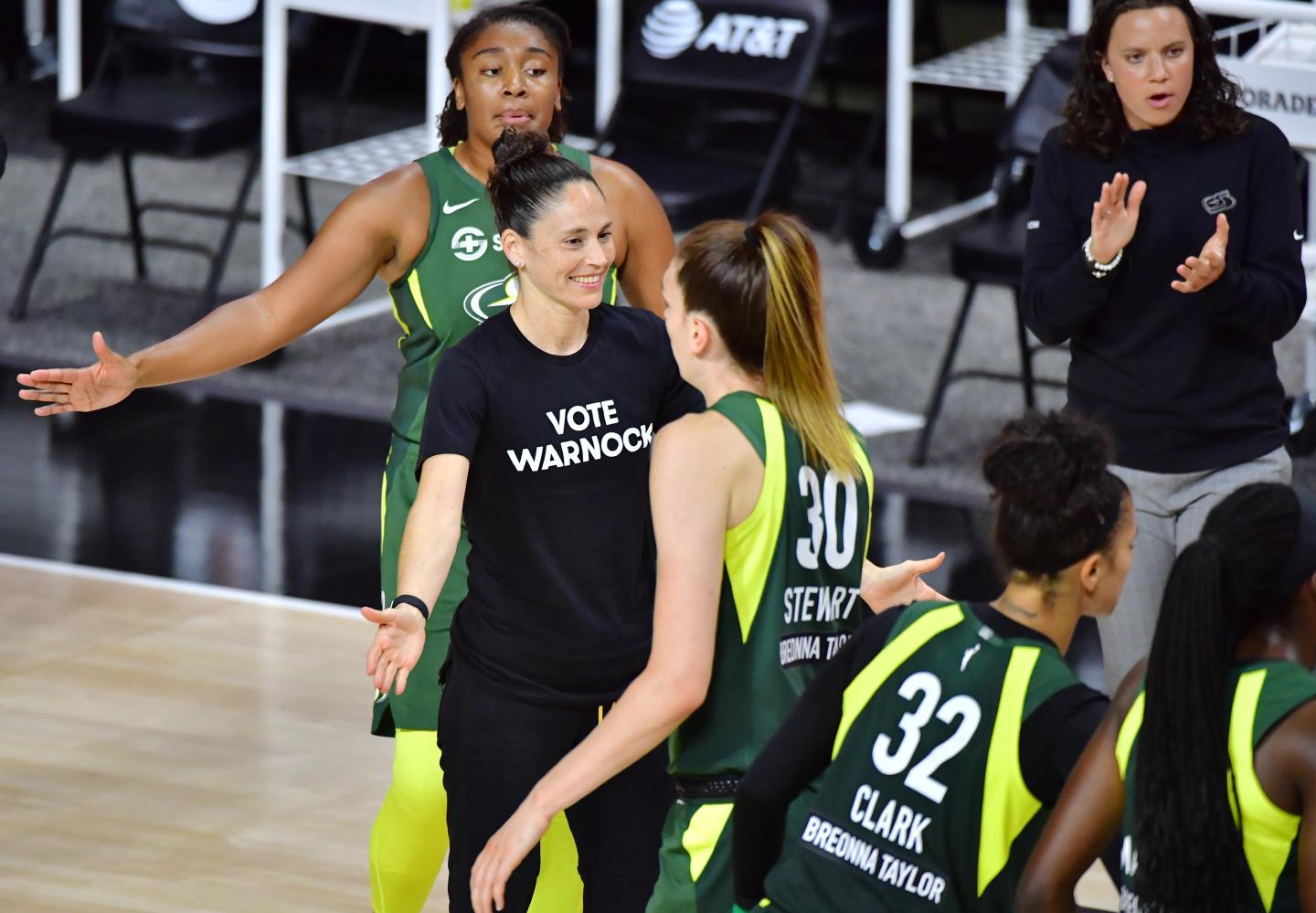 The WNBA gives a lesson on choosing political action over empty words
