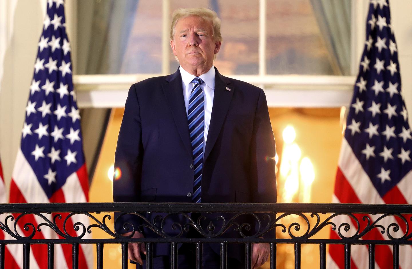 Trump spent his first night back from hospital on a two-hour Twitter spree