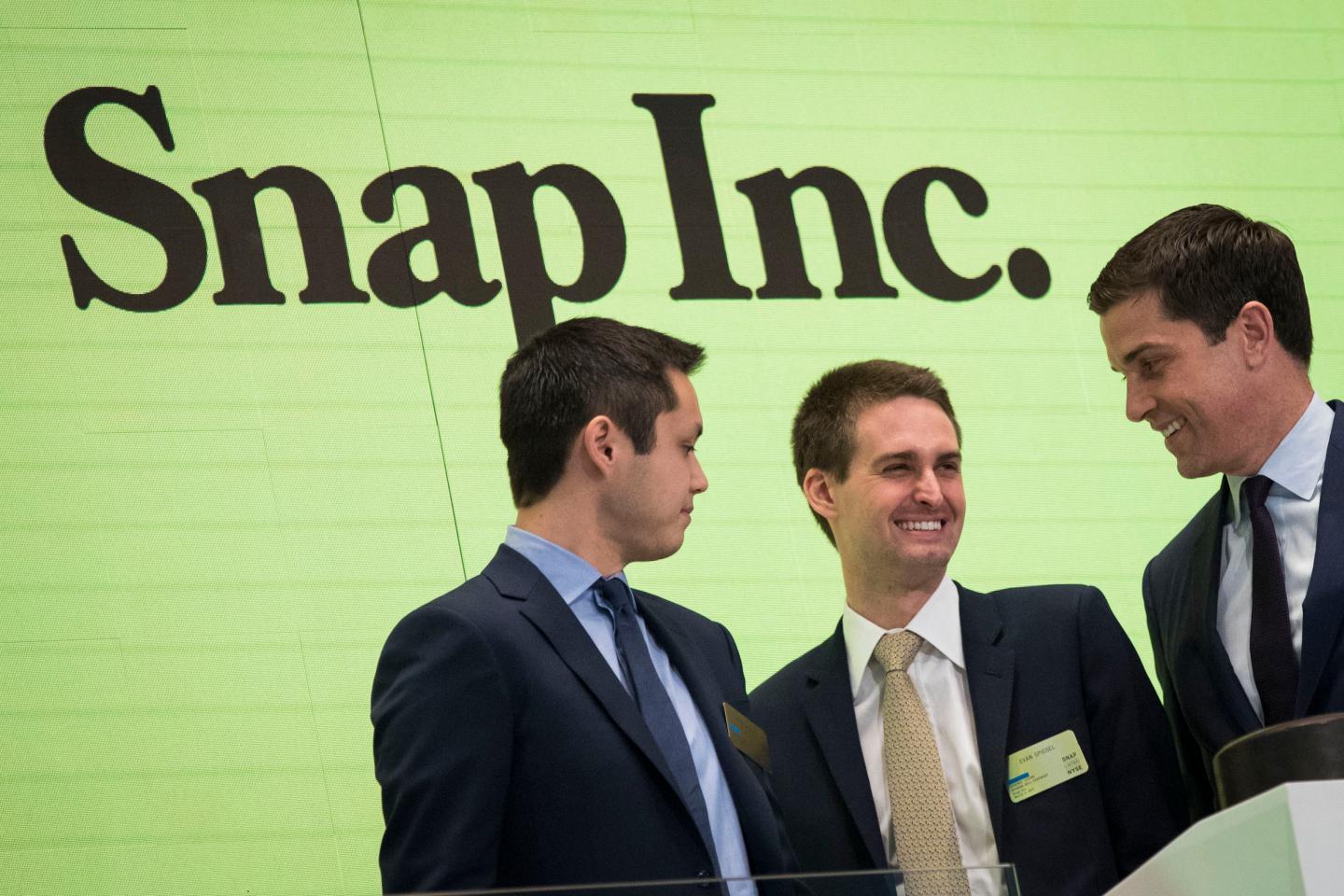 Snapchat cofounders share $2.7 billion windfall