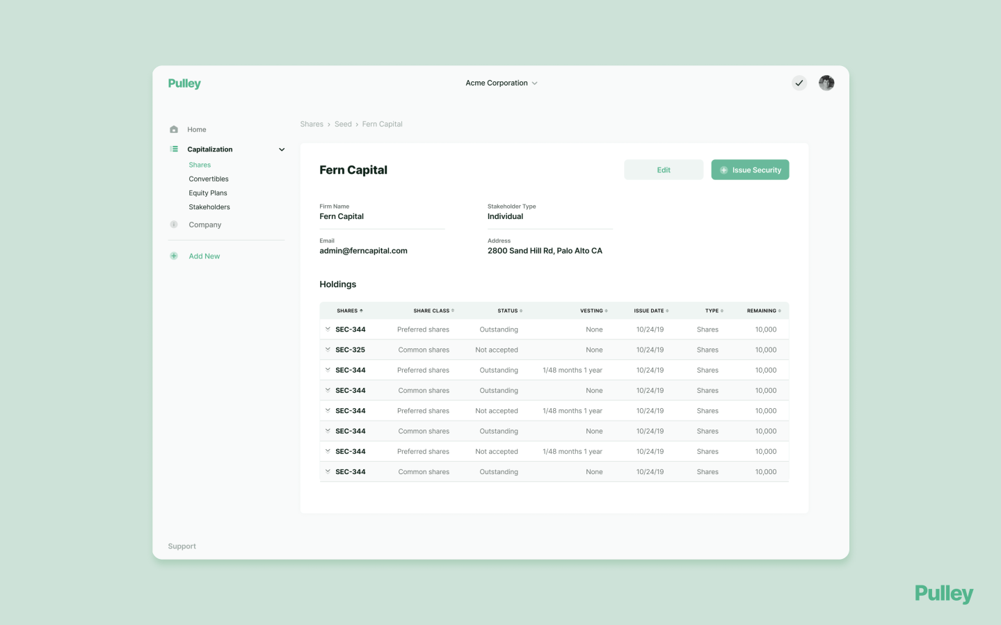 Stripe invests in a Carta competitor, Pulley
